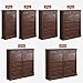 JOSOGO All-Solid Wood Dumper Small Apartment Ultra-Thin Porch Custom-Made American Shoe Cabinet Door Home Log Corridor Storage(140cm)