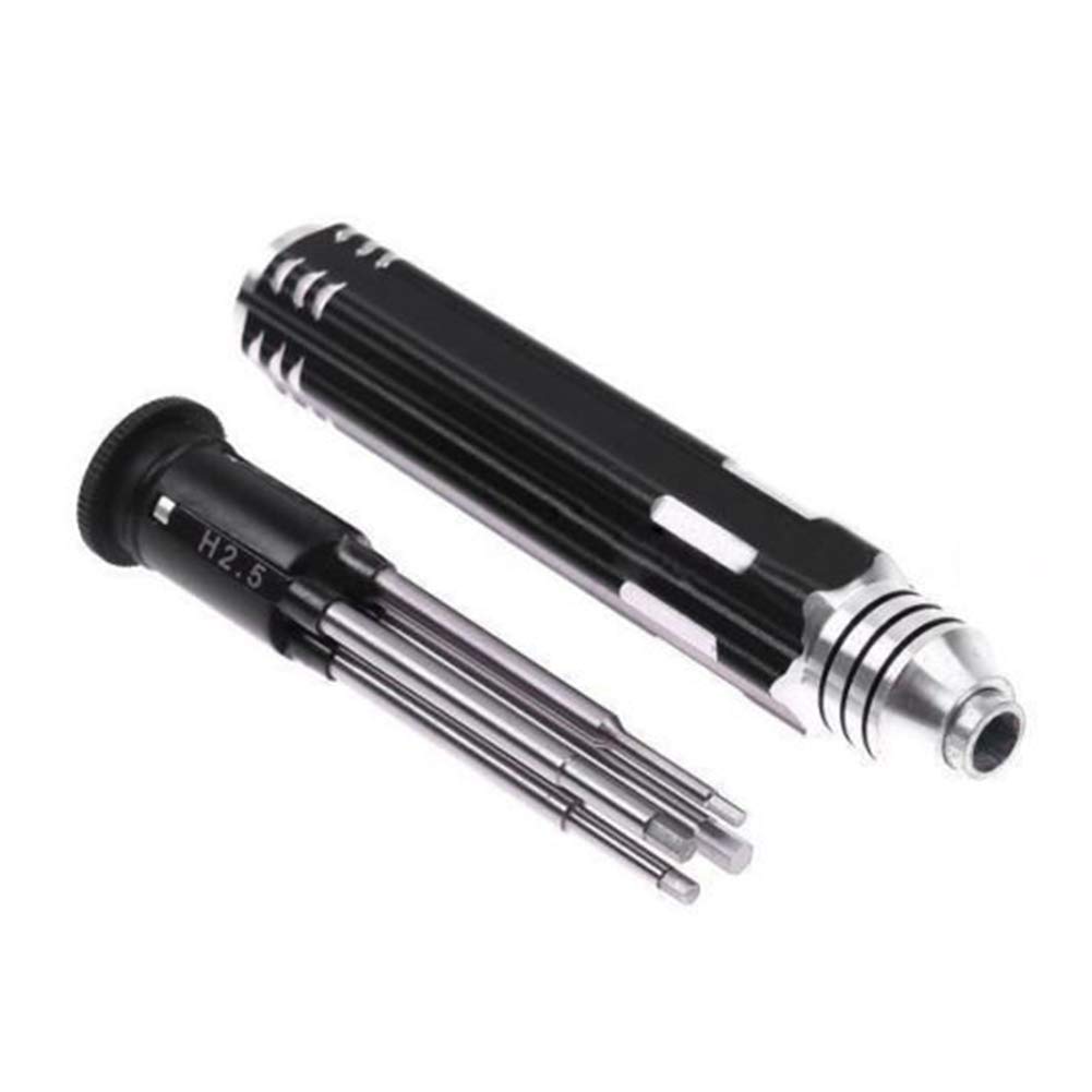 Chiloskit 4 in 1 Hex Head Screw Driver Set H1.5/2.0/2.5/3.0 for RC Car