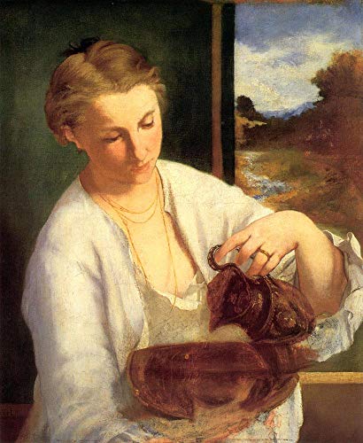Peinture Edouard Manet étude de Suzanne Leenhoff pour une émotion artistique