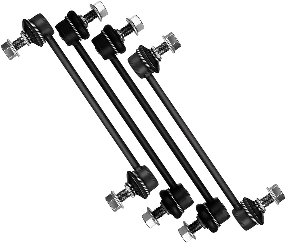SCITOO 4pcs 2WD AWD Suspension Kit Front Rear Sway Bar Link Fit 2005-2010 For Kia For Sportage 2005-2009 For Hyundai Tucson