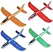 Avion Planeador De Espuma, 4pcs Aviones Juguete, Glider Aviones, Avión de Lanzamiento Juguetes para Niños, Juguete Volador para Niños como Regalo