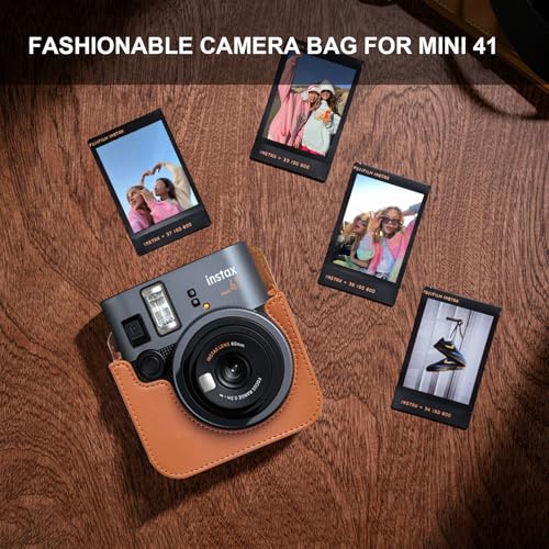 Mini 41 Estuche para Cámara Instax Mini 41, Marrón miniatura 7