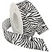 Morex Ribbon Zebra Fest Grosgrain Ribbon, 1-1/2-Inch by 20-Yard, Black