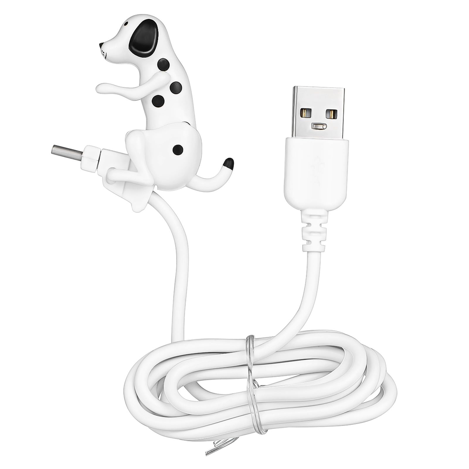 DOITOOL 4pcs Tipo-c Cavo di Ricarica Divertente Cane Linea di Ricarica Del Telefono Mobile Durevole Cavo Dati USB