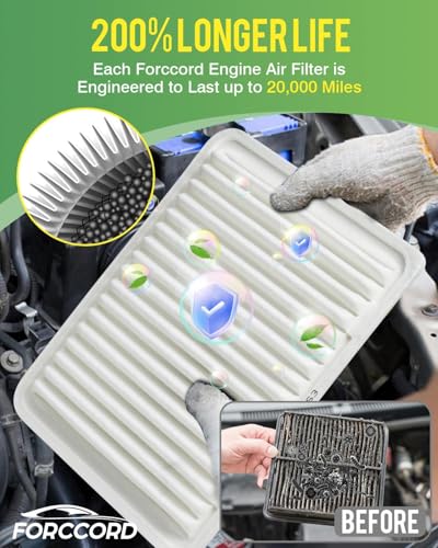 Image of 2-Pack Engine Air Filters for 2005-2023 Toyota Tacoma