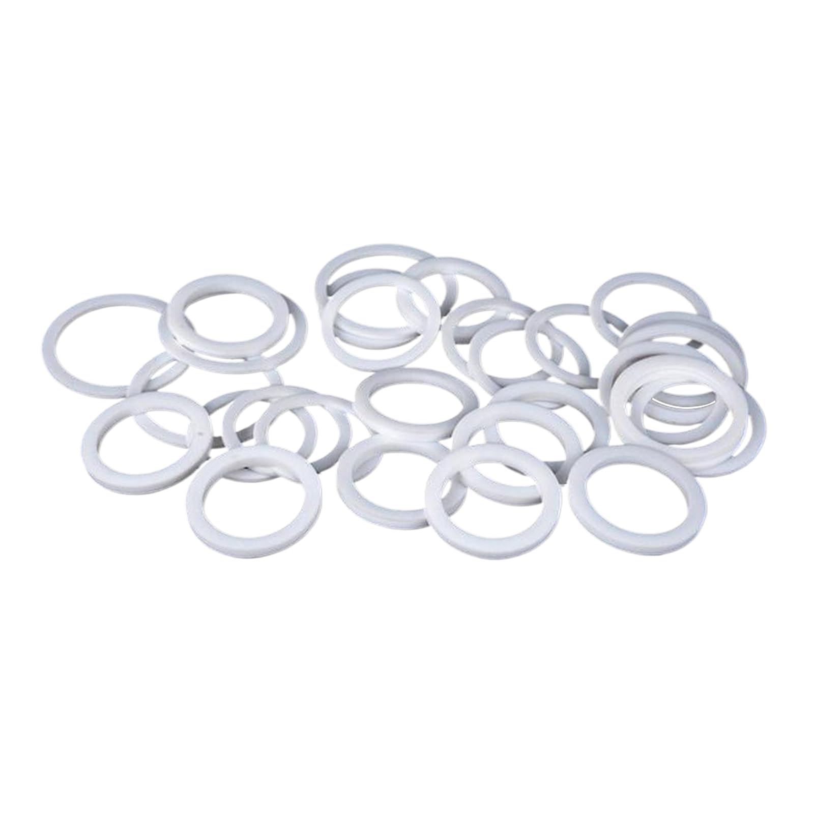 Podkładki płaskie PTFE | 1 szt. 273 mm OD 329 mm ID 3 mm grube białe szczeliny kołnierzowe (1124x1020x3mm)
