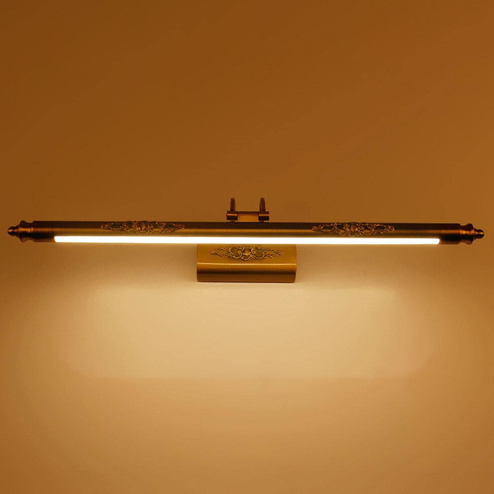 Fenteer Make Up Spiegel Frontlampe LED Wandbild Lampen Wandleuchte für Treppenhaus Nachthaus, Warmweiß