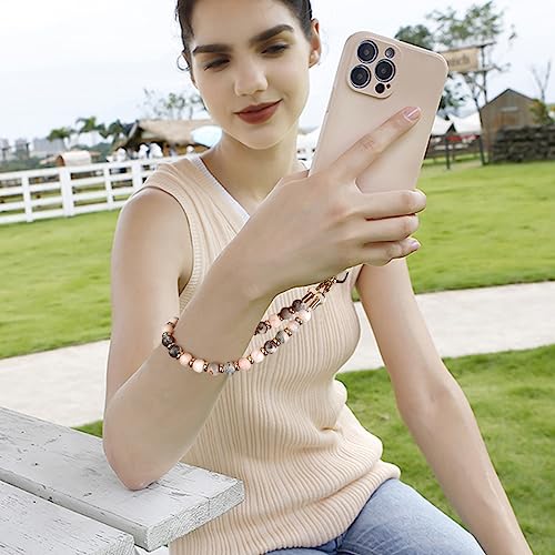 Marble Beaded Phone Wrist Strap, Cellphone Lanyard with Tether Generic Blue - 第 53/61 張圖片