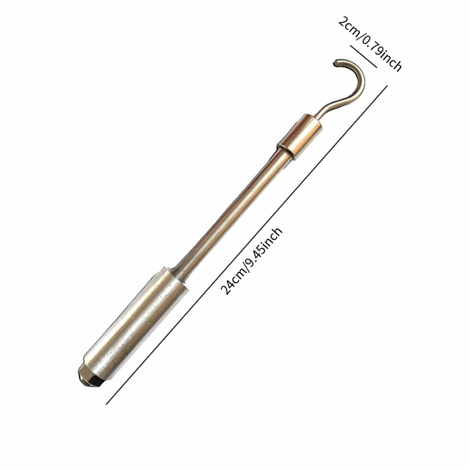 Herramienta de extracción de gancho de tubo de afinación para trompeta, corno francés, bombardino, herramienta de reparación de instrumentos de latón para diapositivas oxidadas