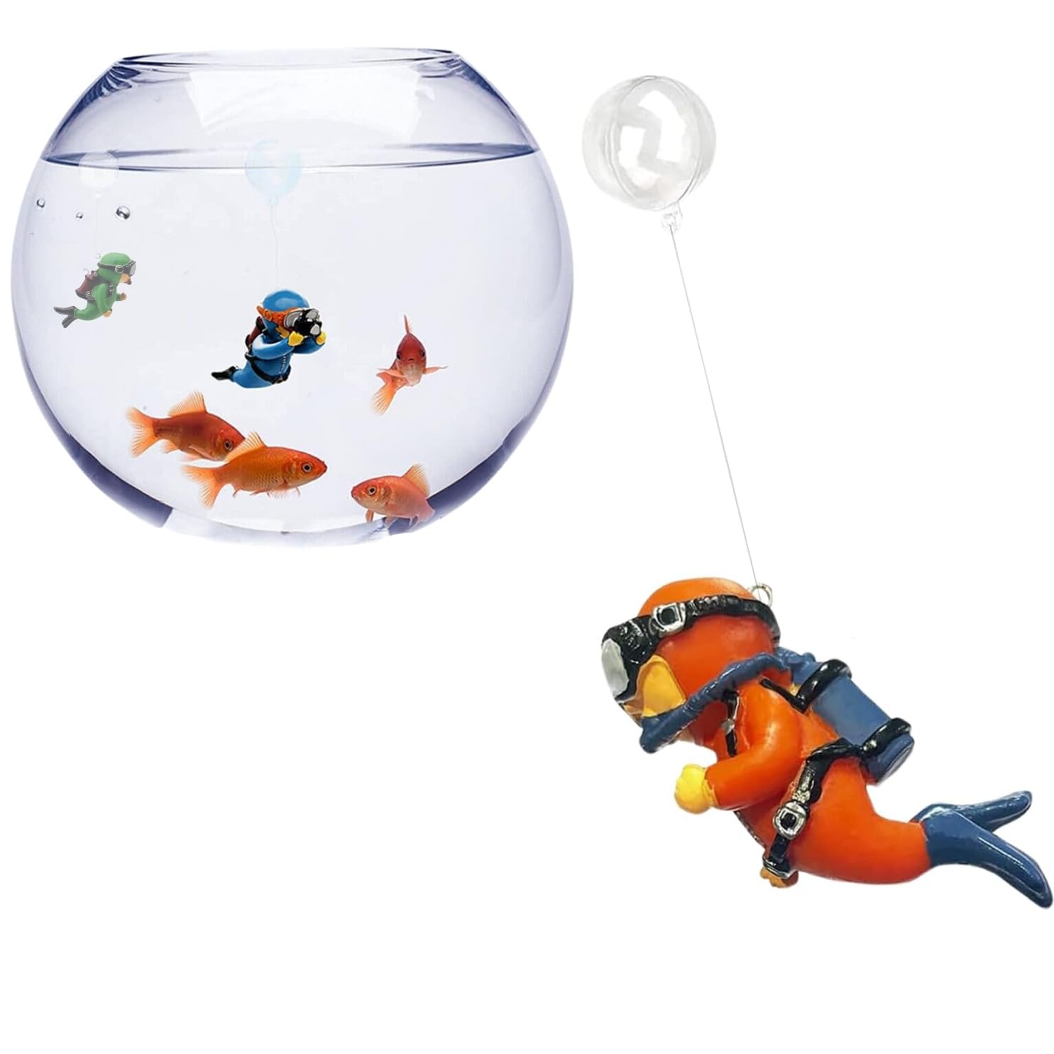 Sage Square Scooba Diver Decor, Realistic Aquarium Ornament for Underwater Theme, Safe Material, Aquatic Diver Figurine, Explorer Sculpture, Marine Diver Ornament, Diving Enthusiast Decor (B0CZ3TWS7V) Amazon Price History, Amazon Price Tracker