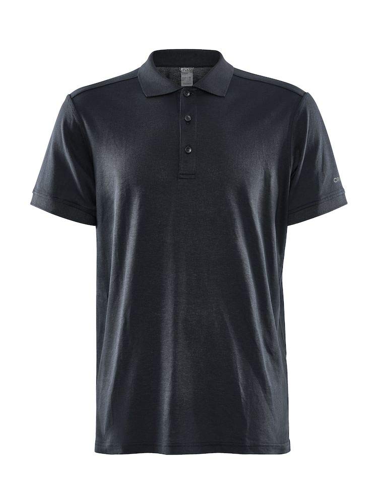 Craft Core Blend Polo Shirt M, Camisa de Polo Hombre, Blaugrau,