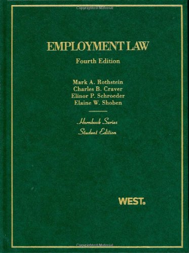 Buy Employment Law (Hornbook) — BookShops.in
