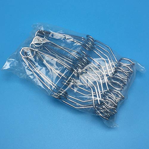 10 pcs labs stoddard test tube clamp stainless steel with finger grips 634 length