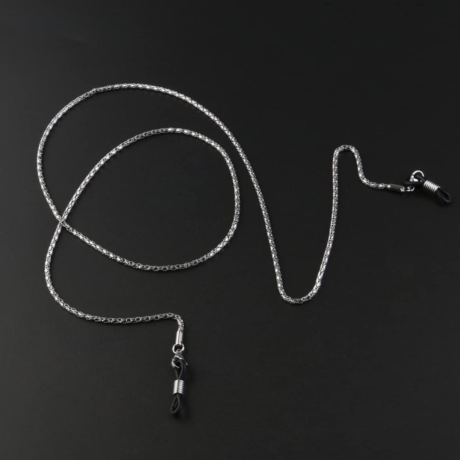 Chaînes pour Lunettes, Cordons de Maintien réglables, lanières Anti-Perte pour Lunettes, Cordon de sécurité pour Lunettes Noires