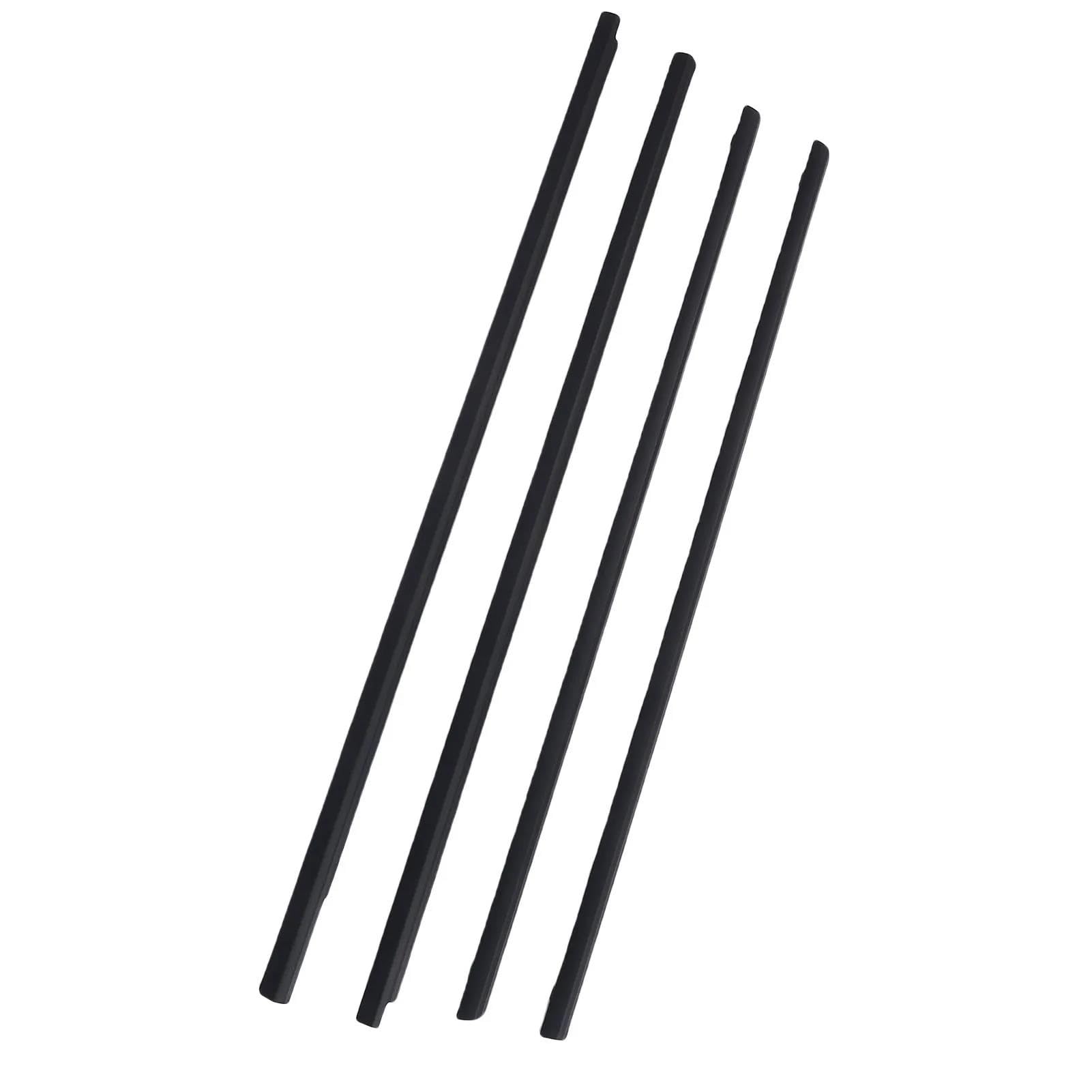 Snwdbh One Color 4Pcs Car Window Sealing Strip For Nissan For X-Trail T30 2001-2007 82821 8H300 Outer Door Weatherstrip Belt Moulding Trim Exterior Belt