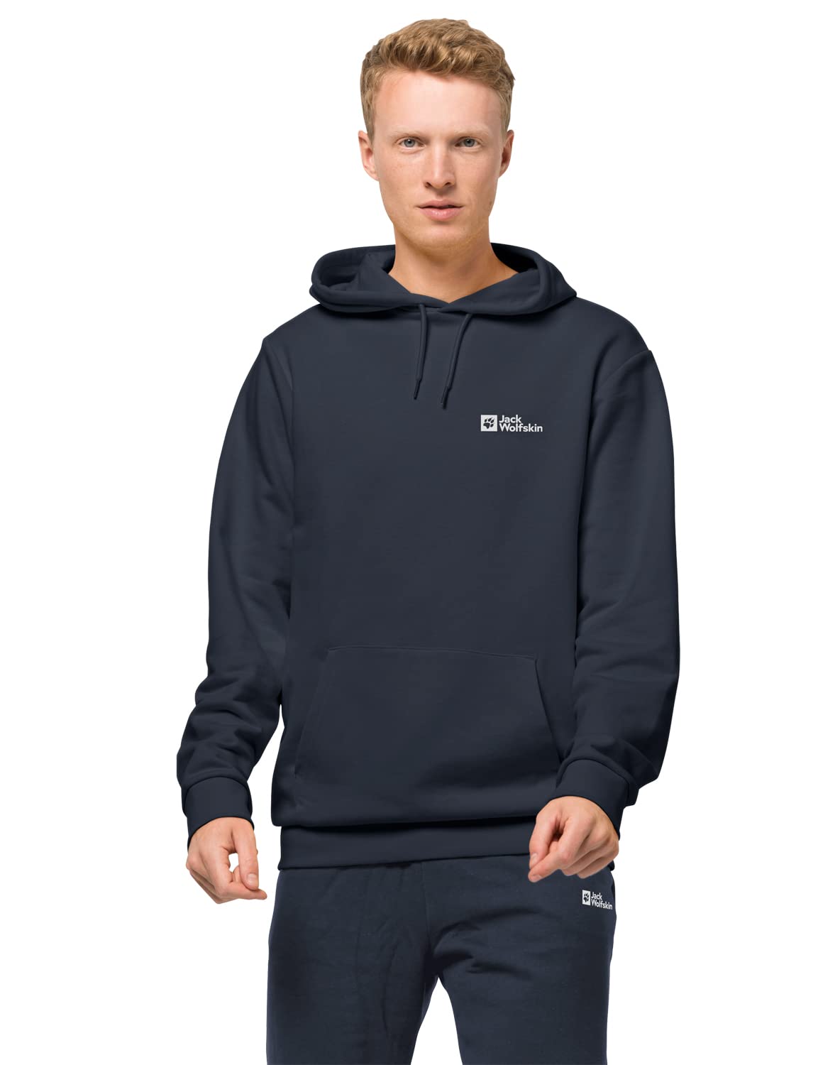 Jack Wolfskin Mens Essential Hoodie Night Blue XL
