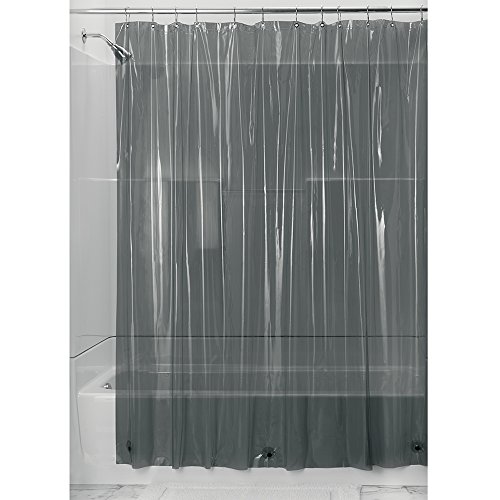 iDesign Vinyl 4.8 Gauge Shower Curtain Liner - Long 72