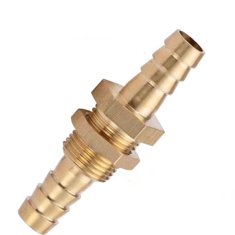 Vvw&Liu Men's Hose Barb Bulkhead Brass Barbed Tube Pipe Fitting Coupler Connector Adapter,19Mm Od