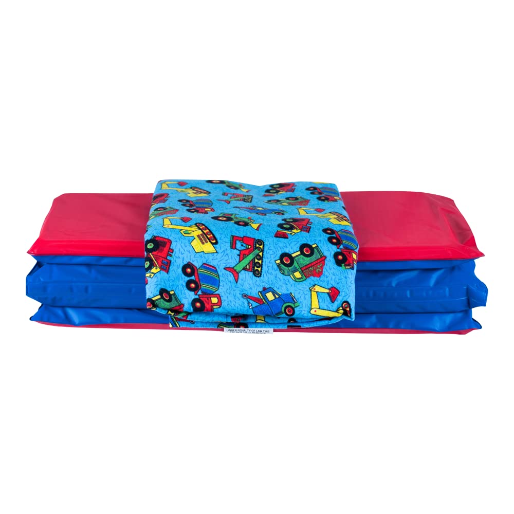 KinderMat Full Nap Mat and Washable Covers