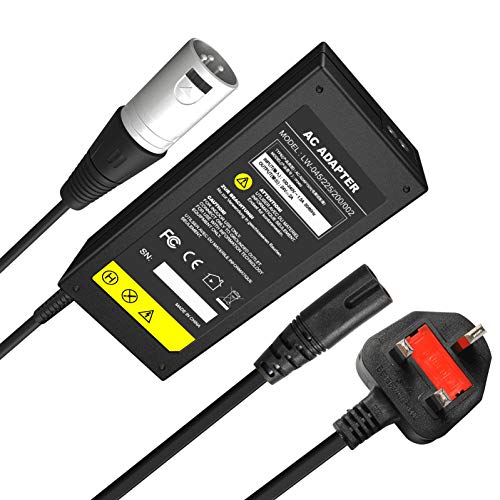 ASUNCELL 24V 2A Scooter Battery Charger for GT200 GT250 GT300 GT350 GT500 Schwinn F-18 S150 S180 S200 S250 S300 S350 S500 Mongoose M150 M200 M250 M300 M350 M500 IZIP I250 I300 I350 I500 XLR Connector