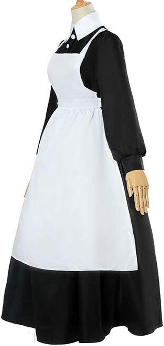 Poetic Walk Anime Cosplay Costume Womens Suit Maid Apron Dress Uniform Halloween