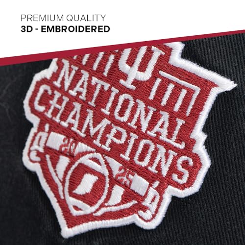 Gorra bordada con visera Indiana University Baseball miniatura 3