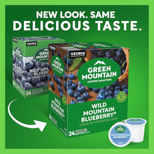 Image of Green Mountain Coffee Roasters Wild Mountain Blueberry Keurig Single-Serve K-Cup pods, Light Roast Coffee, 96 Count