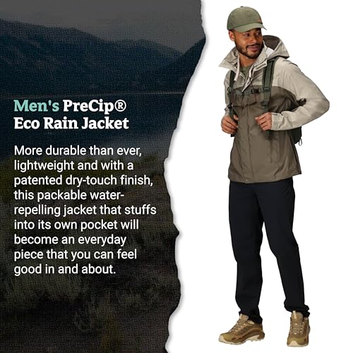 Image of MARMOT Men's Precip Eco Waterproof Rain Jacket - 100% Recycled, Breathable, Lightweight, Packable Raincoat