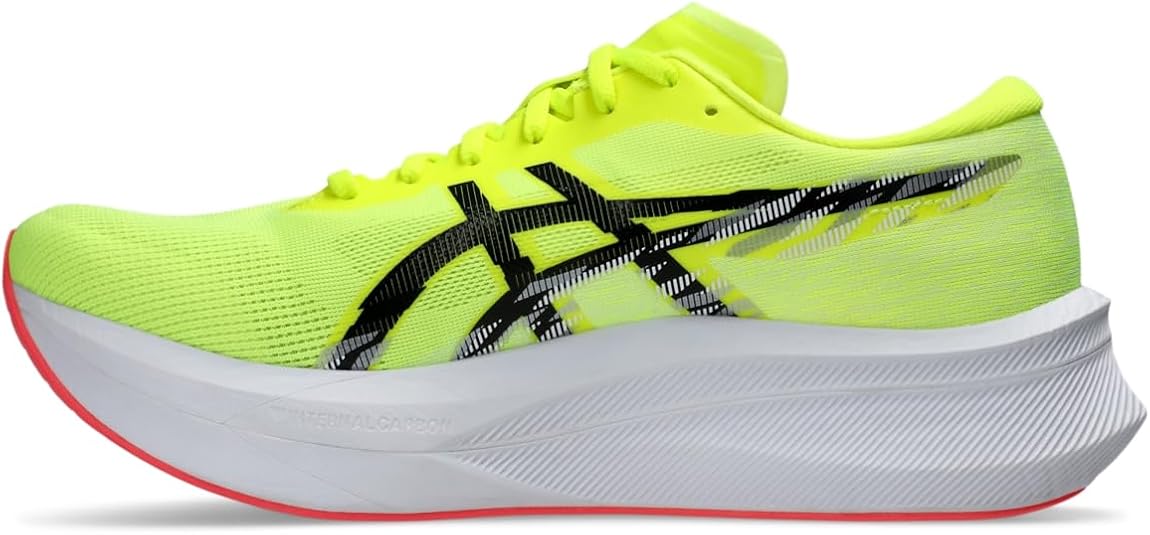 ASICS Men's Magic Speed 4 Running Shoes, Safety Yellow/Black, 48