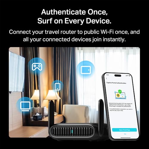 TP-Link Roam 6 AX1500 Wi-Fi 6 Travel Router (TL-WR1512X) - Dual-Band Portable Router | Easy Public WiFi Sharing | Hotel/RV Approved | Phone USB Tethering | Multi-Mode | OpenVPN & WireGuard by TP-Link - Image 4