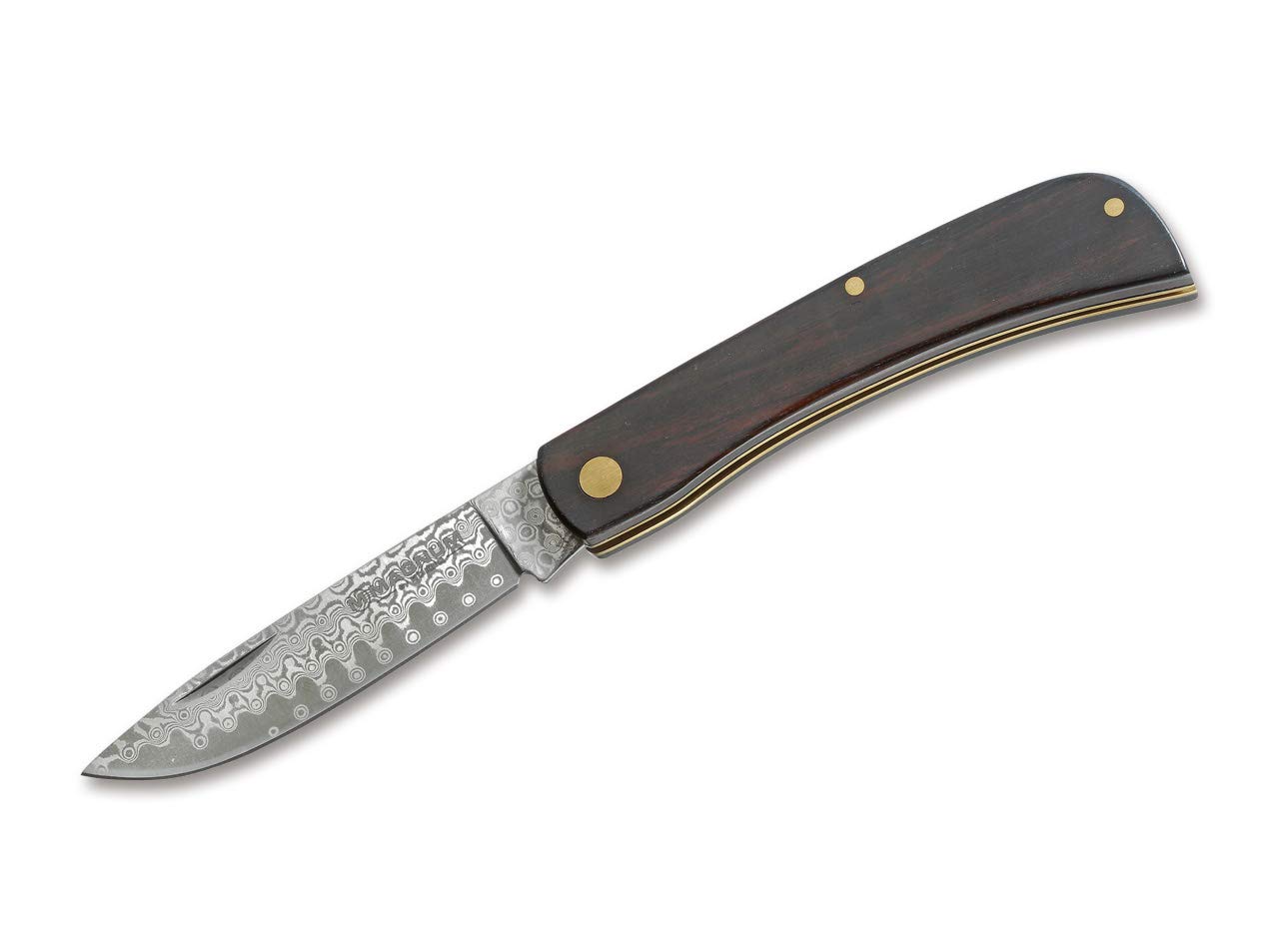Magnum Unisex – Erwachsene Ebony Rangebuster Damast Taschenmesser, Braun, 16,6 cm