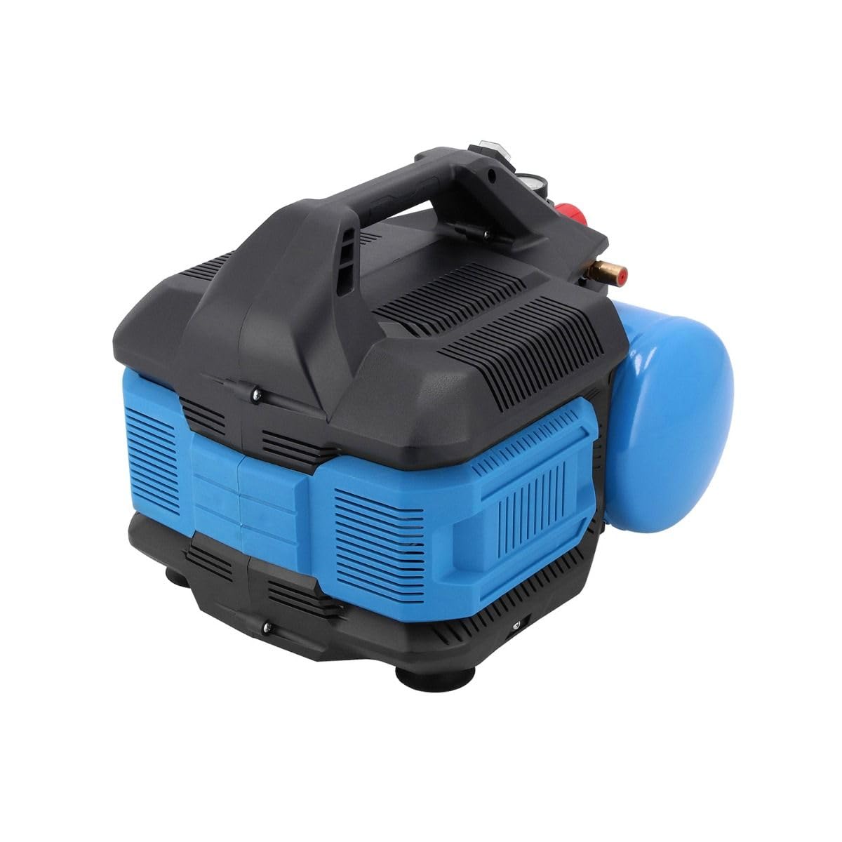 Airpress Compresor sin aceite de dos pistones LMO 6-126 8 bar 1 CV / 0,75 kW 88 l/min 6 litros