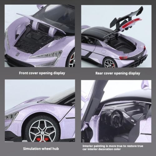 Image of Mashes Metal Diecast Model BYD U9 with Pull Back Action, Openable Doors, Premium Sports Car Toy, Collectible Miniature Vehicle for Kids, Boys, Girls & Car Enthusiasts【Colors as Per Stock】