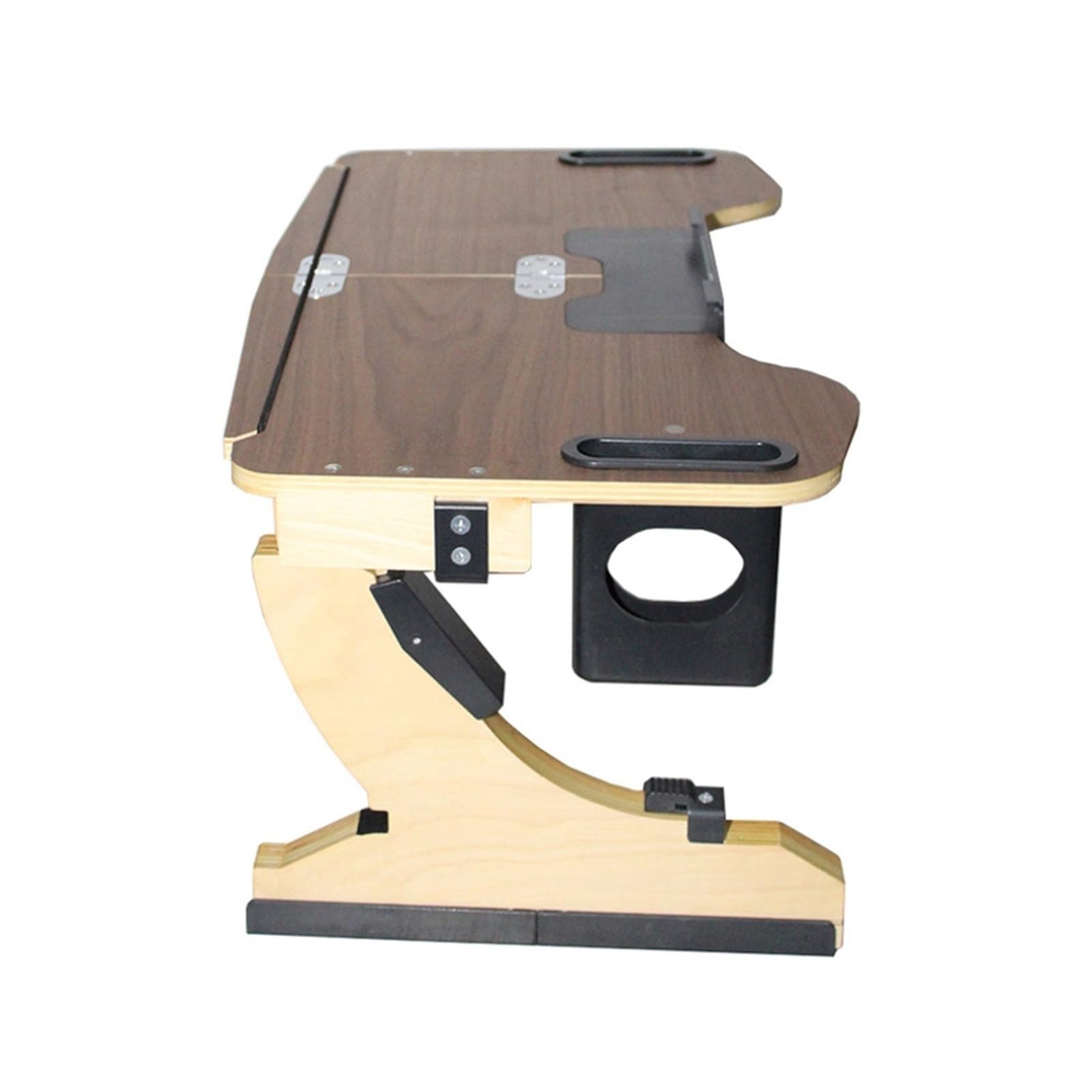 Multifunzionale Lazy Person Liing Desk Supporto for notebook regolabile a 360° in legno, supporto for computer da scrivania, pieghevole portatile per principianti uso fai da te(Portable stand)