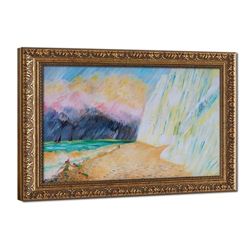 Cadre a suspendre Chalk Cliffs Sigrid Hjerten toile decoration murale