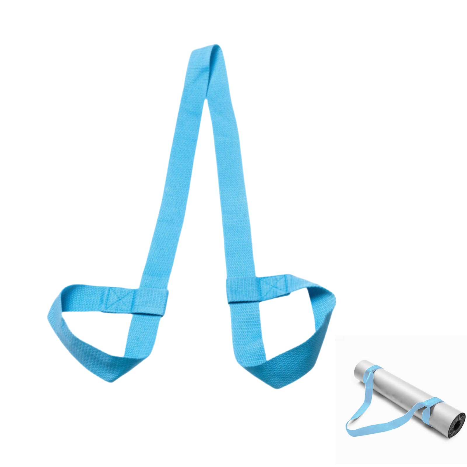 Cinghia Porta Tappetino Yoga | 2 Pezzi In Cotone, Regolabile E Multiuso - Foto 11