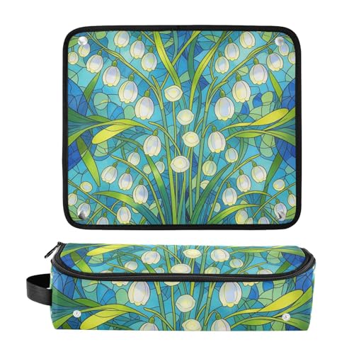 Estuche de viaje 2 en 1 para planchas de pelo y rizadores con almohadilla resistente al calor grande para planchas, rizadores y secadores miniatura 3