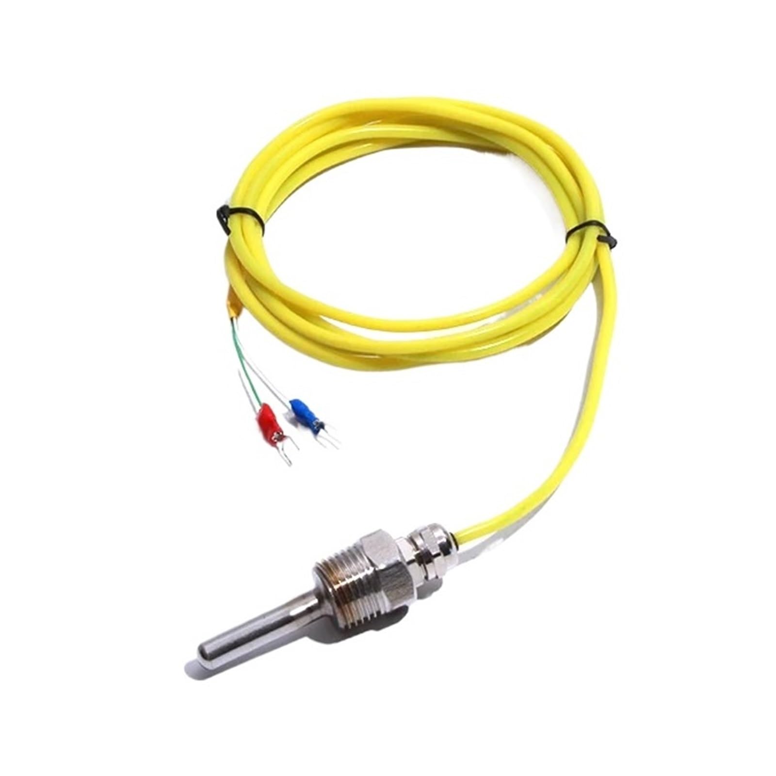 Cable 1-5M Sensor de temperatura tipo K Sonda roscada de acero inoxidable Diámetro del tubo termopar. * L 5mm * 30mm(Wire Lenth 3M)