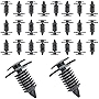 Mean Mug Auto 61518-3129A 25x Nylon Interior Door Panel Clips Trim Fasteners - Replaces OEM#: N805155-S, 6505878-AA Compatible with Chrysler Ford