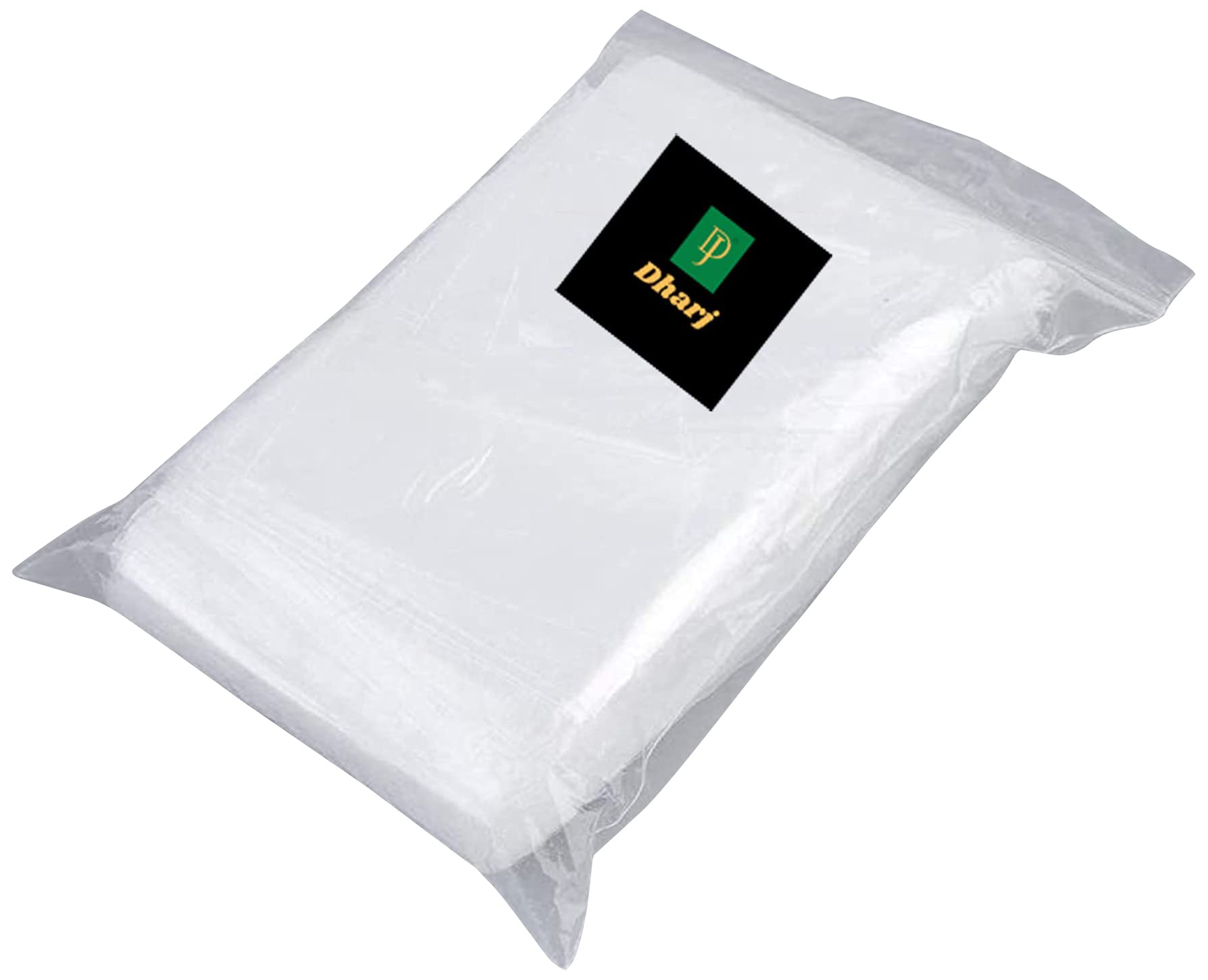 Dharj with DJ Virgin Plastic Polythene Bags Multi-Purpose, food grade, LLDP, Use for hot or cold Liquid Packing Material (7 X 11 Inch, For 1 Litre) - 100 Pieces (B09FZKNFT6) Amazon Price History, Amazon Price Tracker