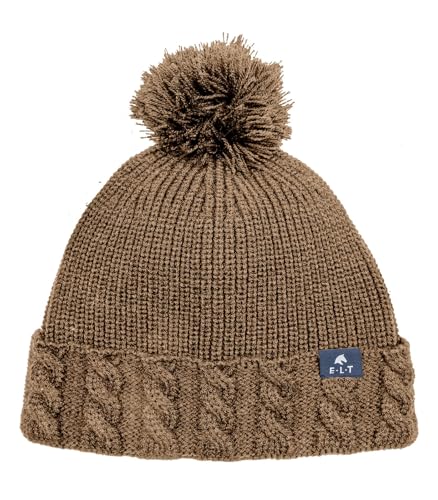 ELT Bonnet tricoté Ophelia - Bonnet d'équitation chaud pour cavalier en hiver