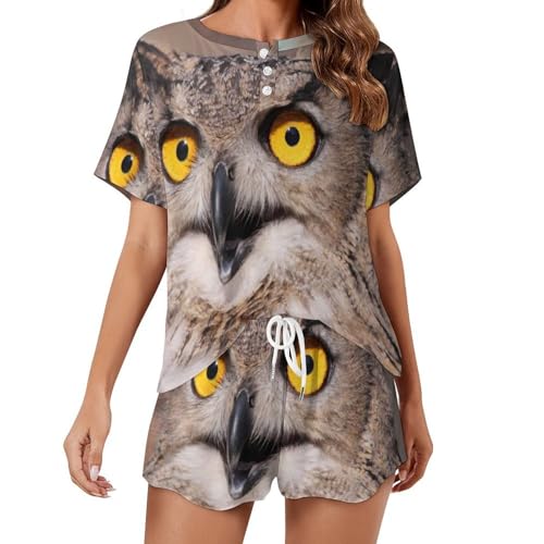 Pyjama pour femme manches courtes vêtements de nuit été