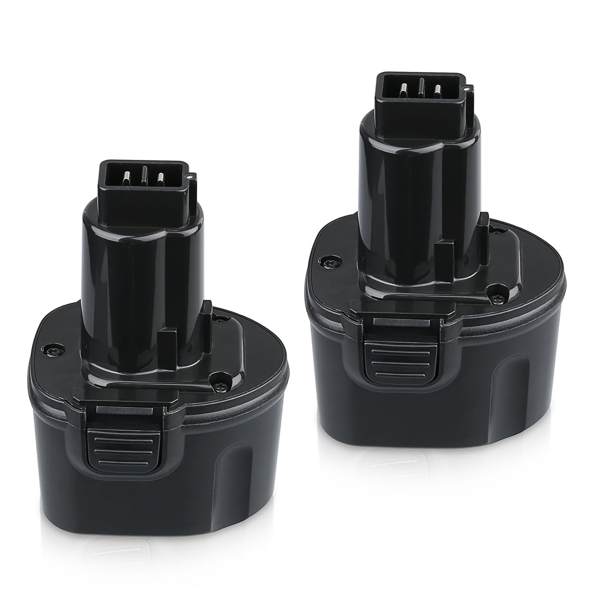 PDstation 2Pack DW9057 4800mAh Ni-MH Replacement for Dewalt 7.2V Battery Compatible with Dewalt Battery 7.2 Volt DW9057 DE9057 DE9085 DW920K DW920K2