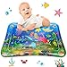 Tappetino Gonfiabile per Neonati, GUBOOM Tappeto Acqua per Bambini, Tappetini per Neonati Tappetino per Giochi, Tappetino Tummy Time Gonfiabile in PVC a Prova d'acqua per Bambini e Neonati (Sirena)