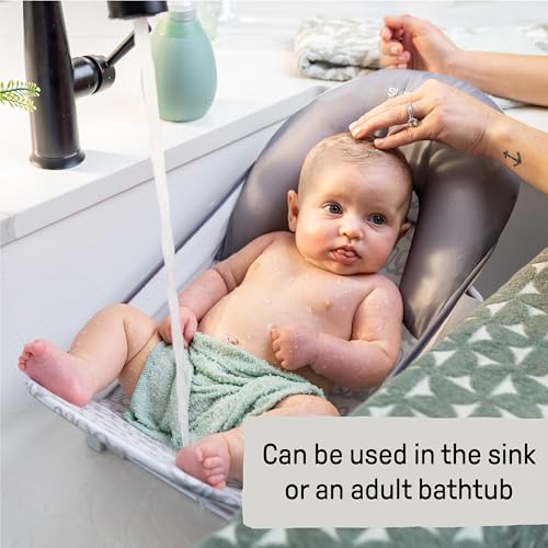Summer Infant 12914199978 By Ingenuity Foldaway 2-Position Baby Bath Seat, Adjustable Support For Sink Or Bathtub thumb #1