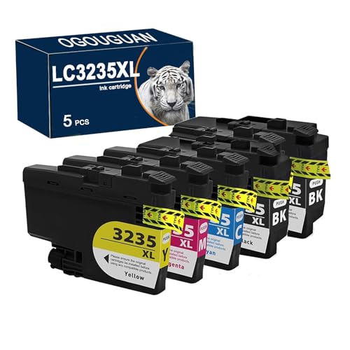Cartouche LC3235 XL pigment remplacement imprimante Brother MFC-J1300DW DCP-J1100DW