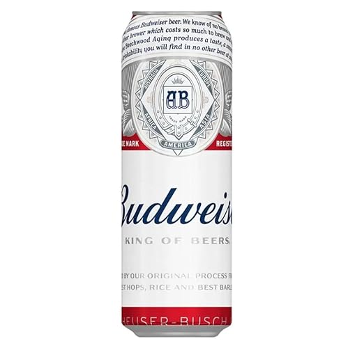 BUDWEISER Lager Original Beer 24 x 568ml Pint Cans