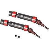 KYX Racing Hard Steel Rear Drive Shaft Set Upgrades Parts Accessories for 1/10 RC Car ARRMA Fury Mega