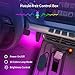 Govee Car Lights, 10 Scene Modes, Music Sync, RGB LED Lights with 32 Colors for Cars, 2 Lines Design Interior Car Lights Controlled by Remote and Control Box, DC 12V