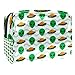 Bolsas de Aseo Nave Espacial Extraterrestre Hombres y Mujeres Bolsa de Almacenamiento de Viaje Impermeable de PVC Impresa Personalizada 18.5x7.5x13cm